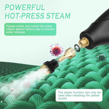 NORYVENA T2 2500W High-Pressure Steam Cleaner, High-Temperature Cleaning Machine for Home Air Conditioners, Kitchen Range Hoods, Car Interiors, and Floor Cleaning